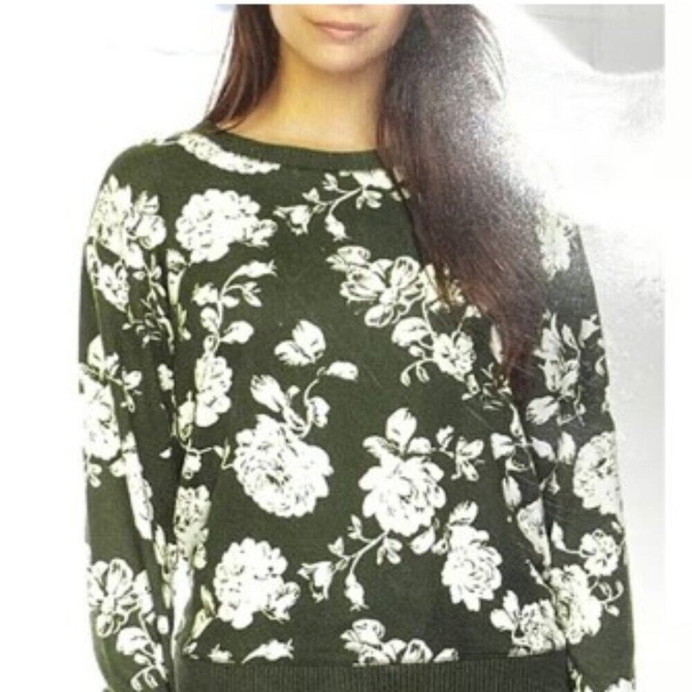 *Honeydew Womens 2-Piece Super Soft Pajama Set Olive Floral - SMALL